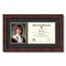 ArtToFrames 8.5x11 inch Diploma Frame with 6" x 8" Inch Image Opening - Framed with Black and Gold Mats, Comes with Regular Acrylic and Sawtooth Hanger for Wall Hanging (DT-8.5x11)
